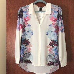 Flowered blouse